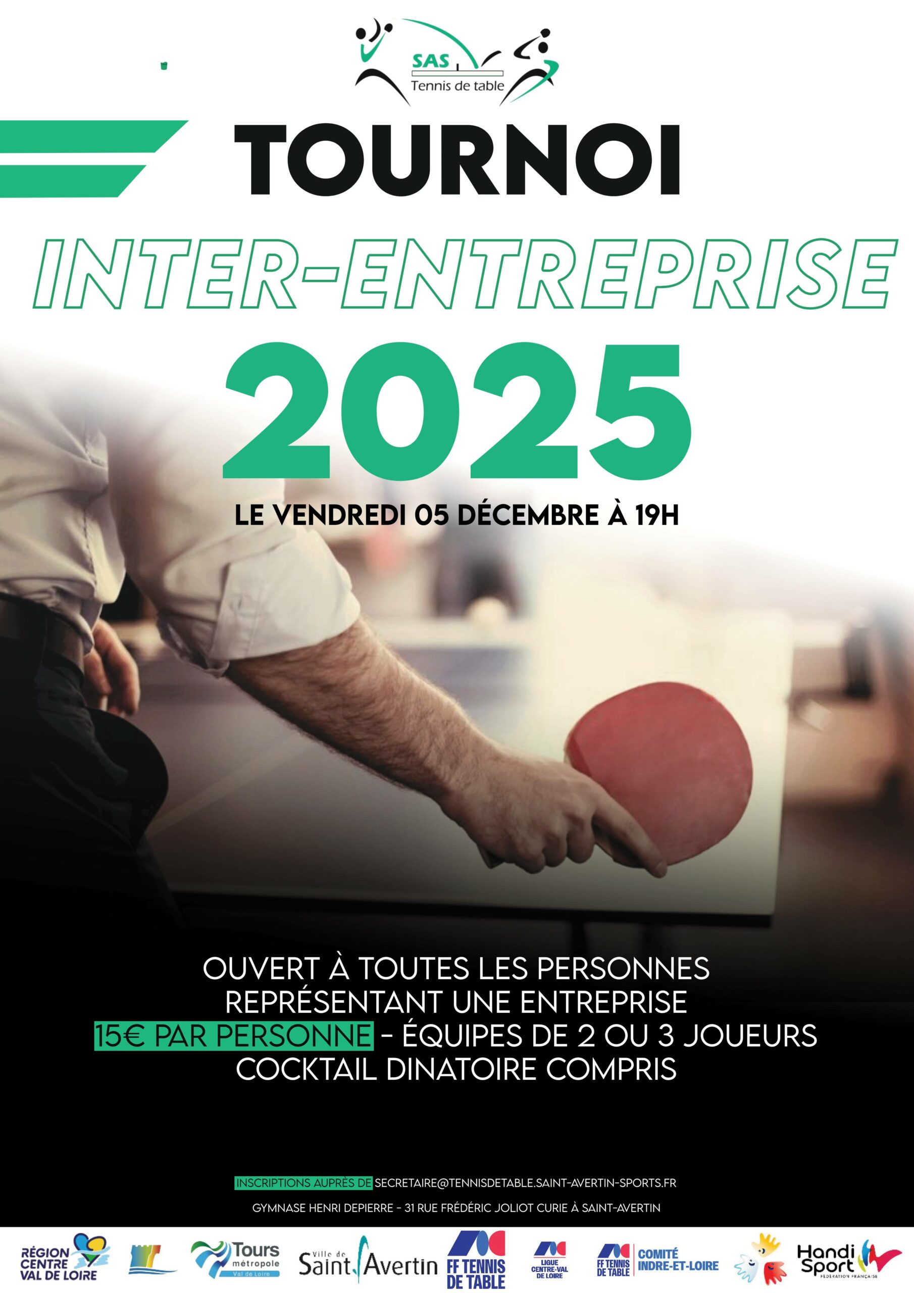 Affiche Tournoi Inter-Entreprises 2025